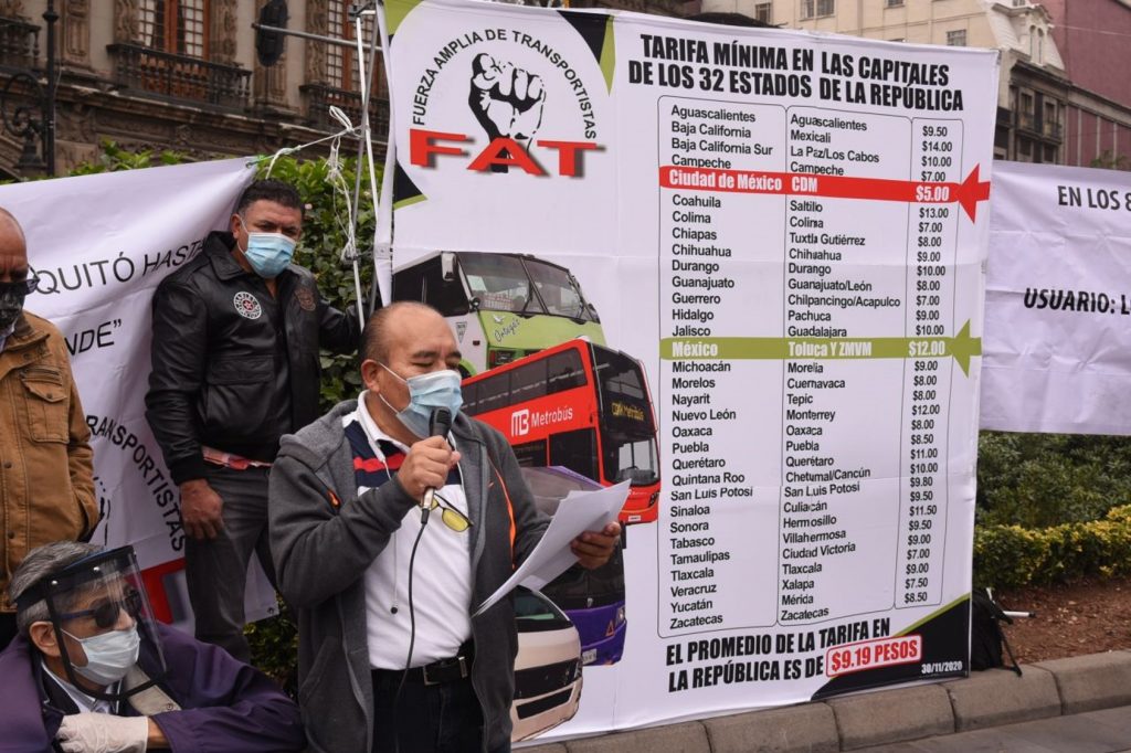 Tarifa del transporte concesionado en la CDMX es 46% menor al resto del país y 60% respecto del Estado de México: FAT