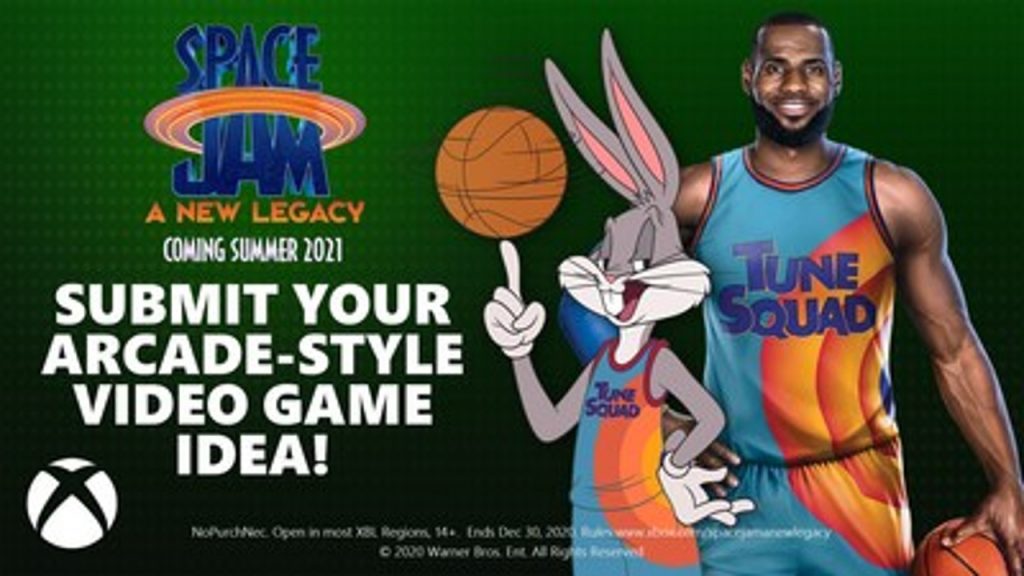 Microsoft y Warner Bros. Pictures reúnen a un equipo All-Star con LeBron James, Bugs Bunny y Xbox