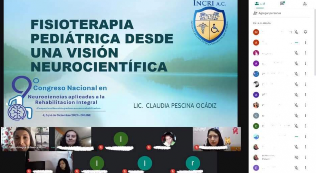 Participa SMDIF en 9° Congreso Nacional De Neurociencias Aplicadas en la Rehabilitación Integral 2020 