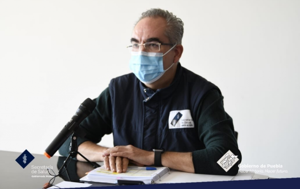 Video desde Puebla: Se confirman en la entidad 7 decesos más por coronavirus; contagios continúan al alza, alertó Martínez García