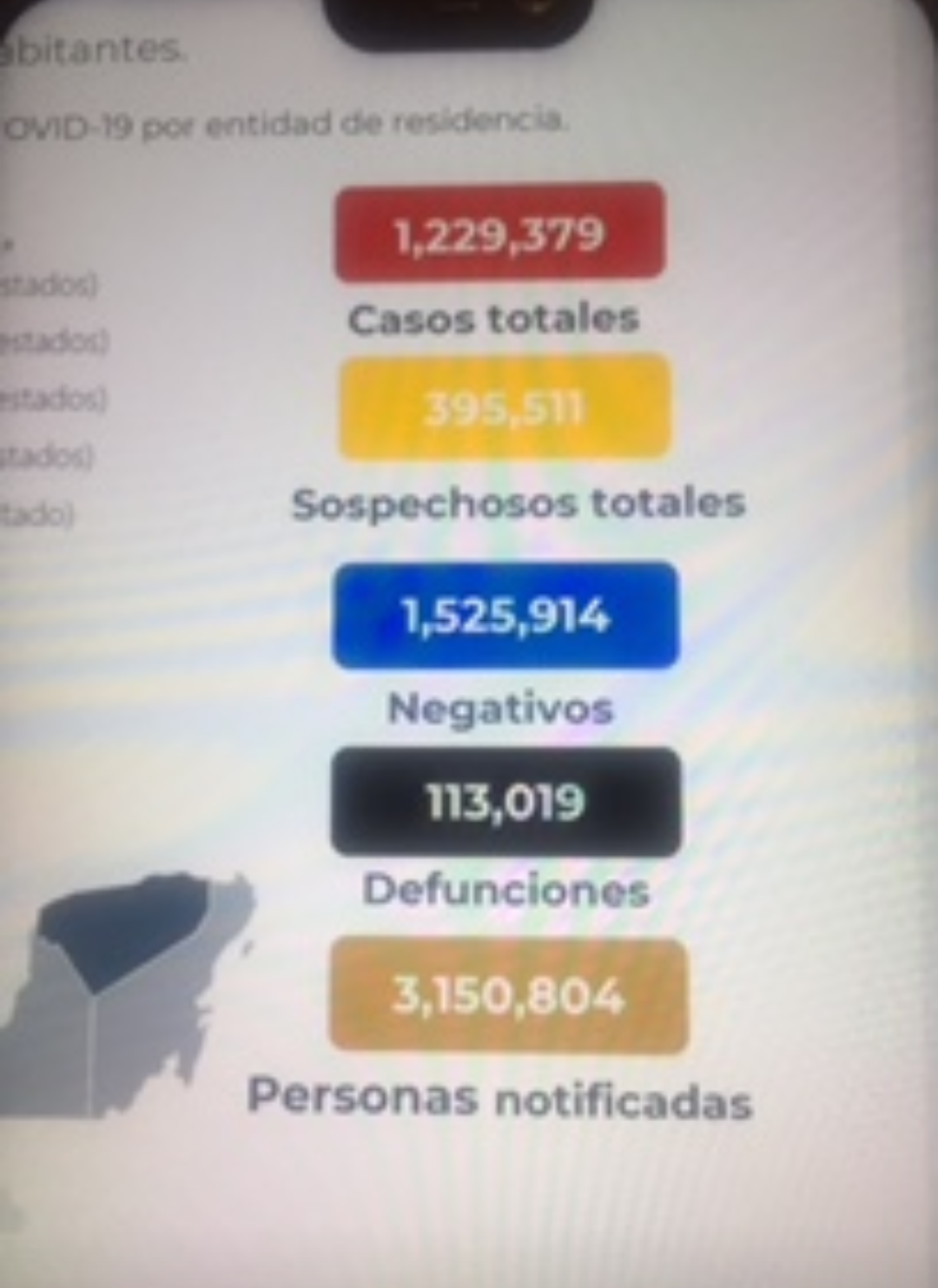 Cierra México la semana con 113 mil 19 muertos por covid-19.