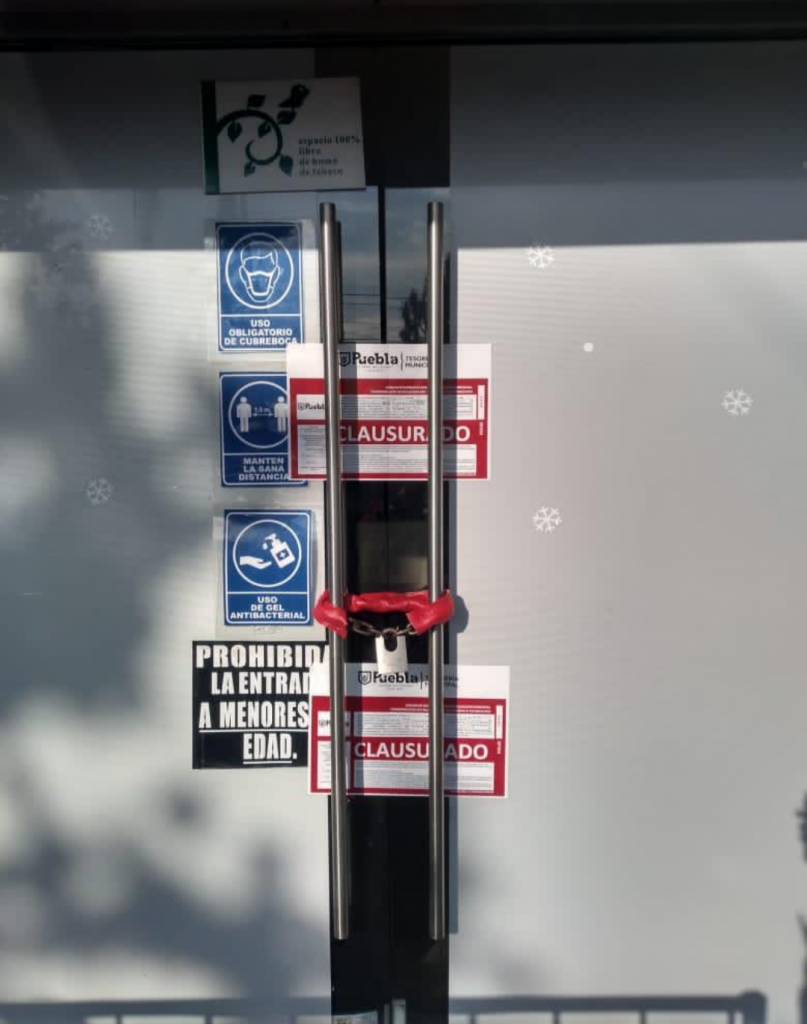 Normatividad clausura cinco establecimientos por incumplir decreto relacionado al semáforo epidemiológico