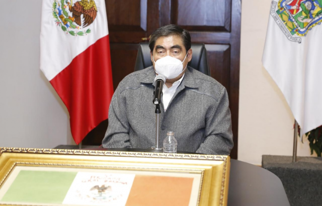 Video desde Puebla: Gobernador Barbosa pidió a los ciudadanos retomar el confinamiento voluntario y la sana distancia