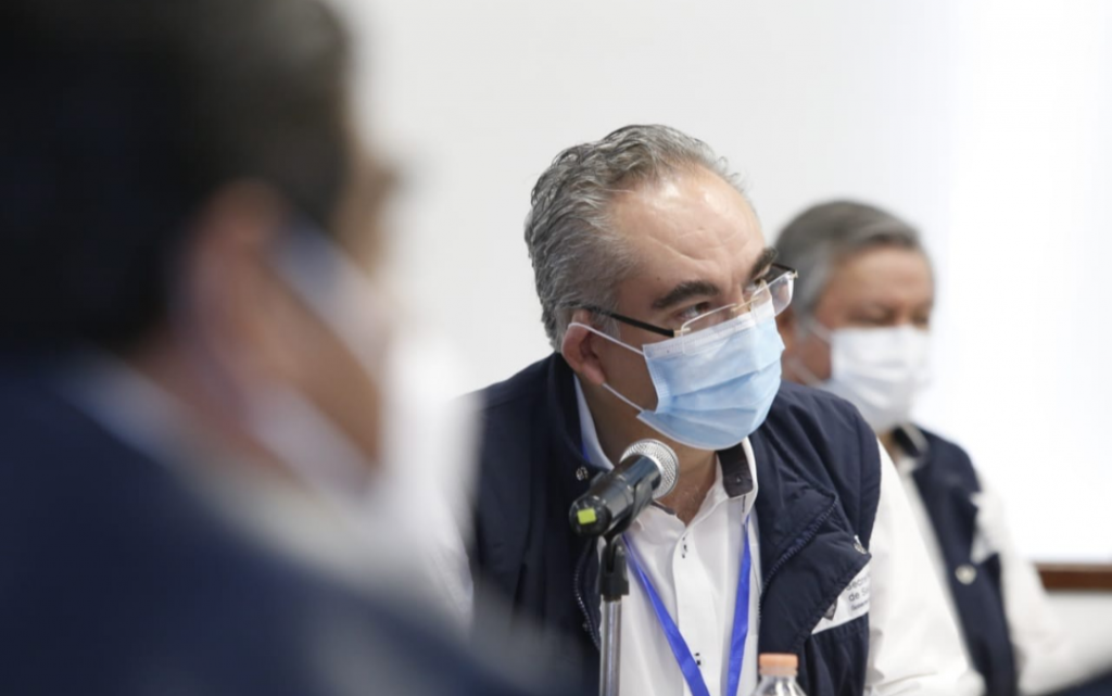 Video desde Puebla: Entre viernes y domingo se sumaron 39 fallecidos más por coronavirus en Puebla y ya van 5 mil 702, alertó José Antonio Martínez García