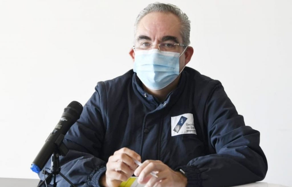 Video desde Puebla: Mueren en la entidad 22 personas más por coronavirus y ya van 5 mil 761, indicó el titular de Salud estatal