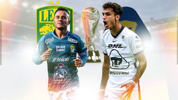 León y Pumas se enfrentarán por primera vez en una final de Liga MX