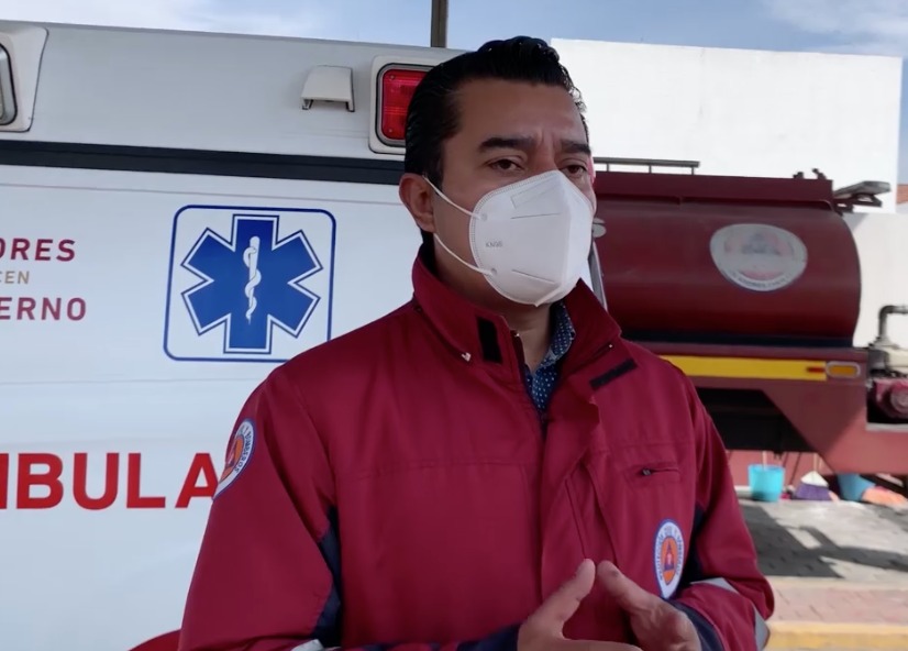Desde San Andrés Cholula: Protección Civil municipal da tanques de oxígeno a pacientes Covidigeno