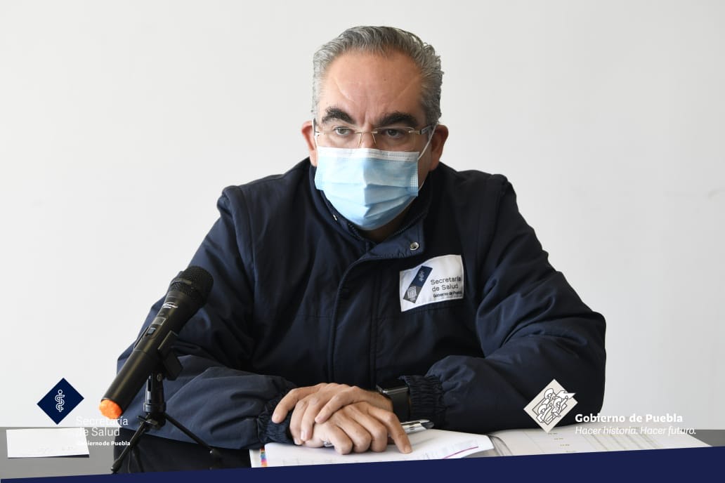 Aumenta de manera alarmante el número de pacientes hospitalizados por Covid19 en Puebla, alertó el secretario Martínez García
