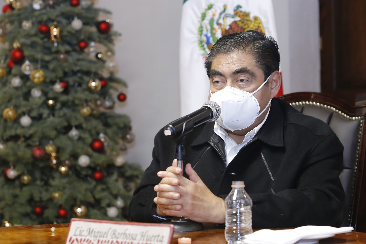 Lista la logística operativa y brigadas de vacunación en Puebla: Miguel Barbosa Huerta