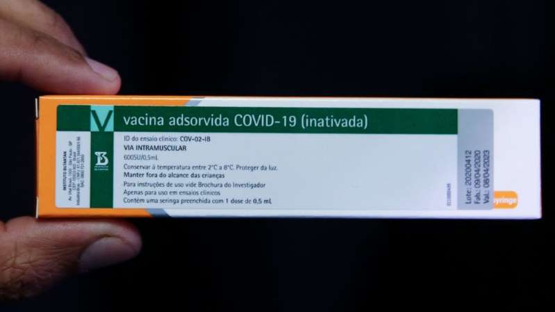 Coronavirus: resultados en Brasil muestran que la vacuna china CoronaVac tiene una eficacia del 50,4%