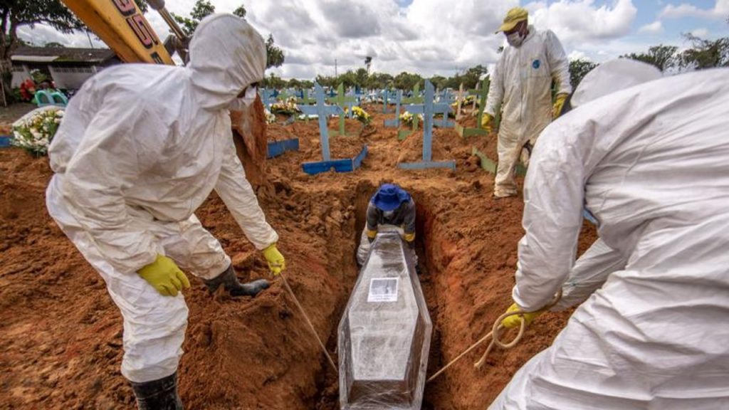 Brasil registra 1.340 muertes por COVID-19 en 24 horas
