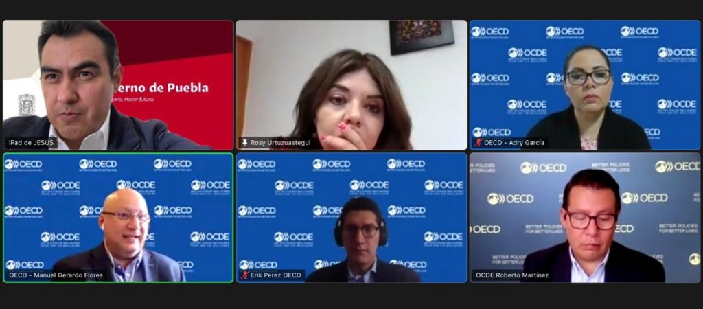 Avanza la colaboración entre el gobierno de Puebla y la OCDE