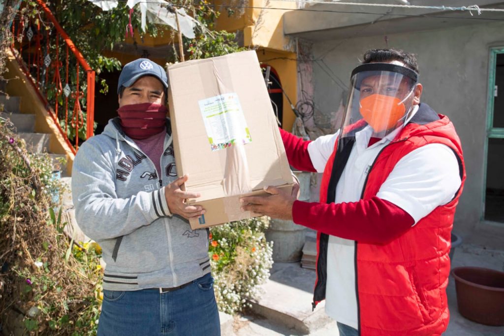 Desde Tlaxcala: Supérate y DIF estatal entregan apoyos alimentarios a familias de Calpulalpan