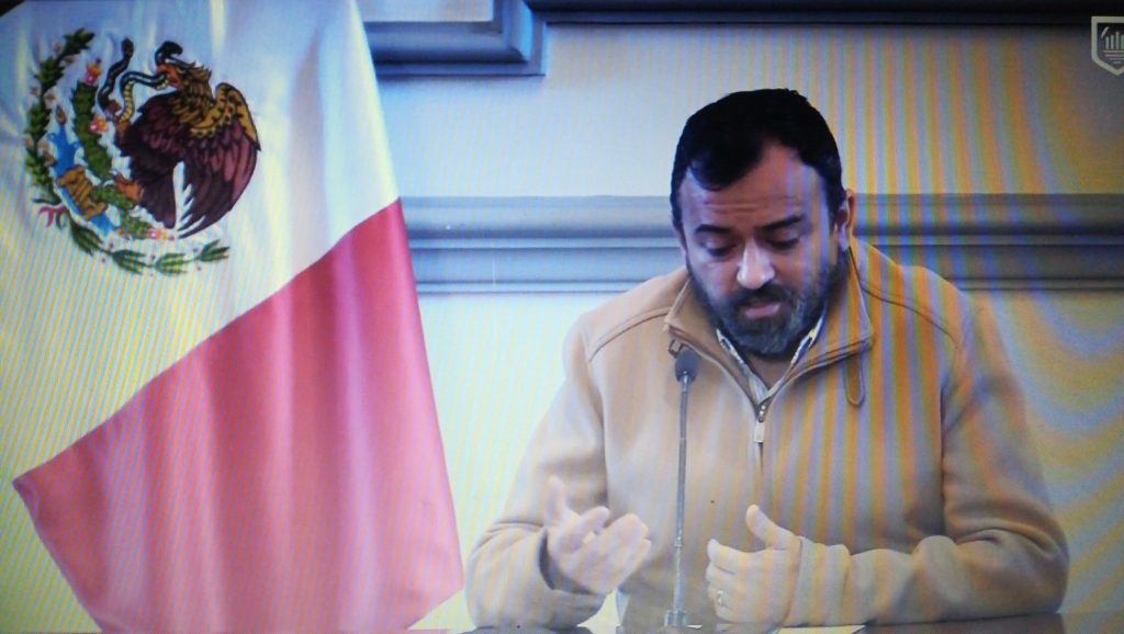 Video desde Puebla: René Sánchez ofrece disculpas a empresarios por llamarlos “doble cara”