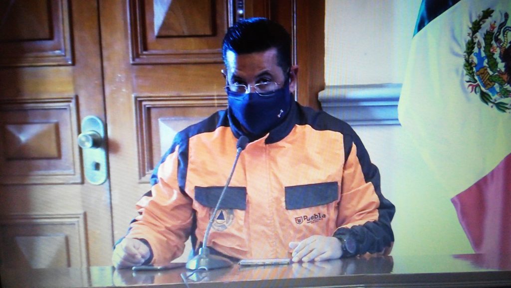 Video desde Puebla: Durante la contingencia sanitaria han muerto 22 trabajadores del ayuntamiento de Puebla, informó Gustavo Ariza