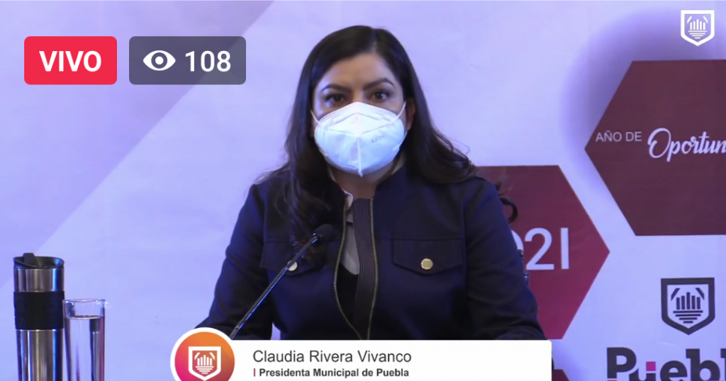 Video desde Puebla: Gobernador debe estar orgulloso de que hemos hecho obra pública con recurso propio, indicó Claudia Rivera