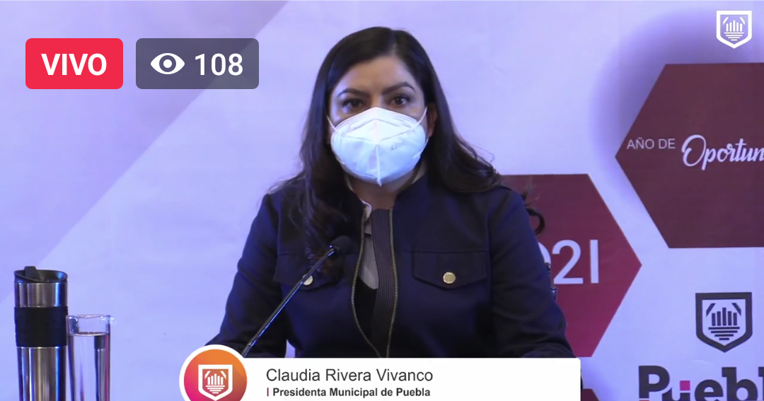 Video desde Puebla: Gobernador debe estar orgulloso de que hemos hecho obra pública con recurso propio, indicó Claudia Rivera