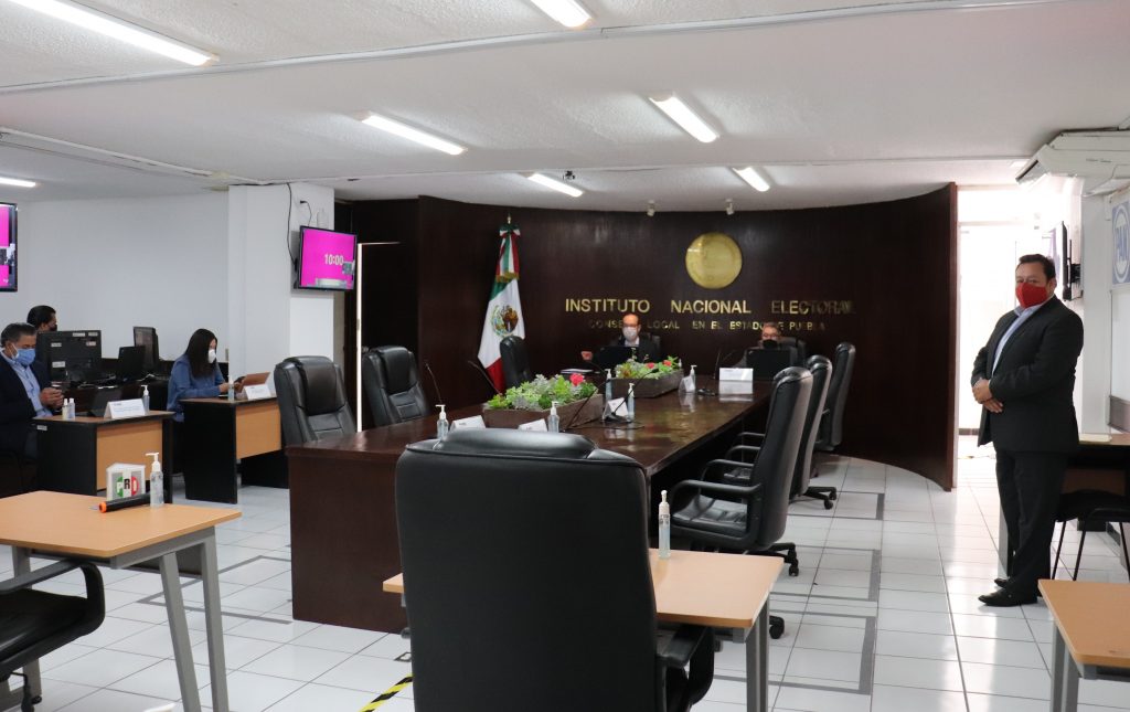 Avanza coordinación entre INE Puebla y OPLE para el desarrollo de actividades electorales