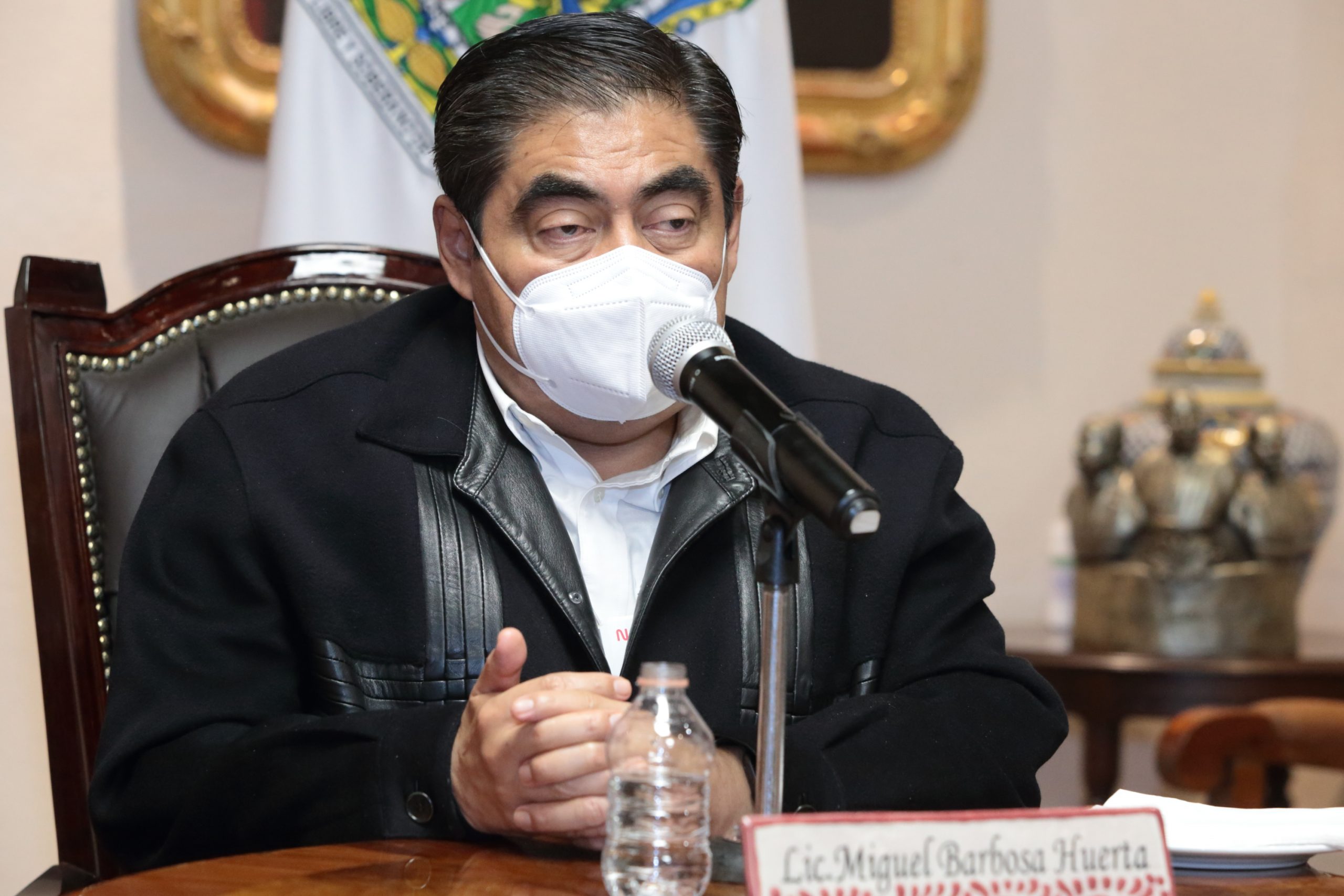 En Puebla terminará la utilización de empresas para cometer fraudes desde el gobierno, advierte Miguel Barbosa Huerta.