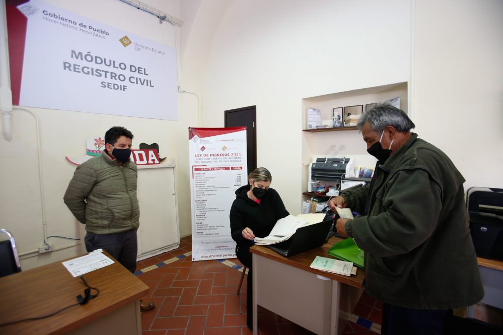 Con estrictas medidas preventivas, Registro Civil del SEDIF mantiene servicios