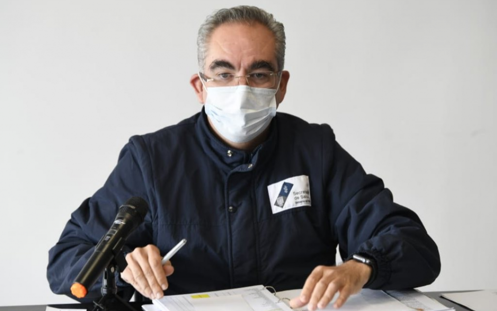 Video desde Puebla: En 24 horas murieron en el estado por covid 41 personas más y otras 301 se contagiaron, alertó Martínez García  