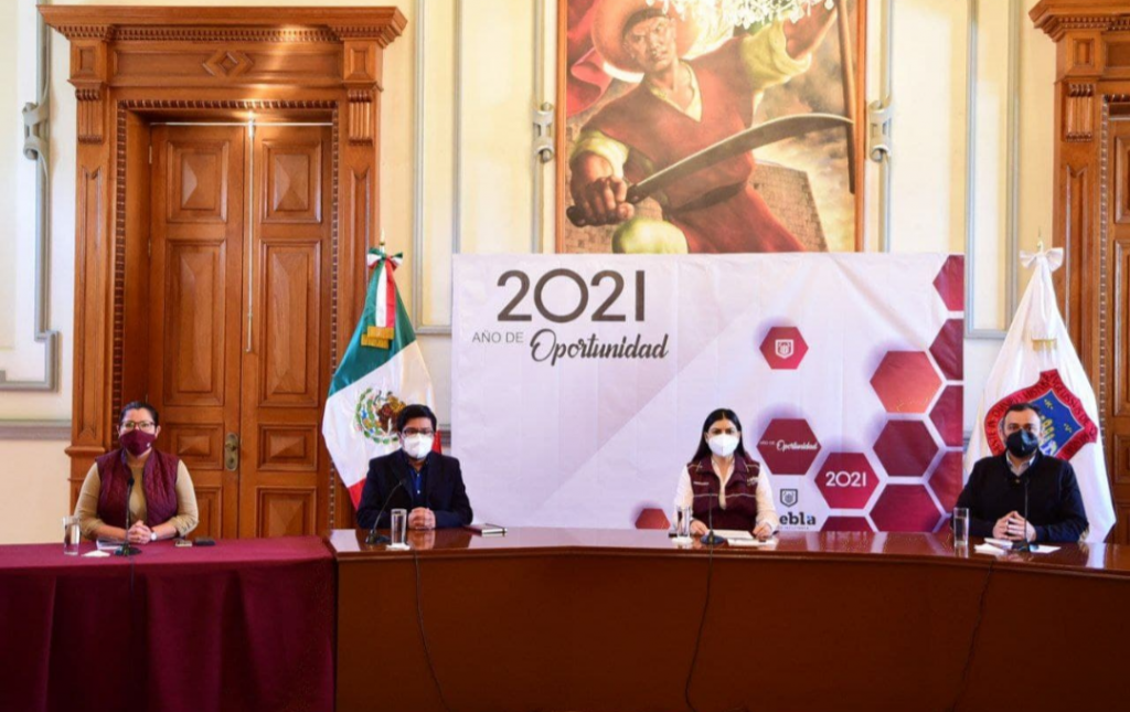 Presidenta municipal de Puebla garantiza estabilidad institucional en medio del clima político