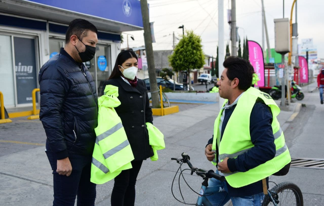 Ayuntamiento de Puebla a favor de la seguridad vial de ciclistas en la capital