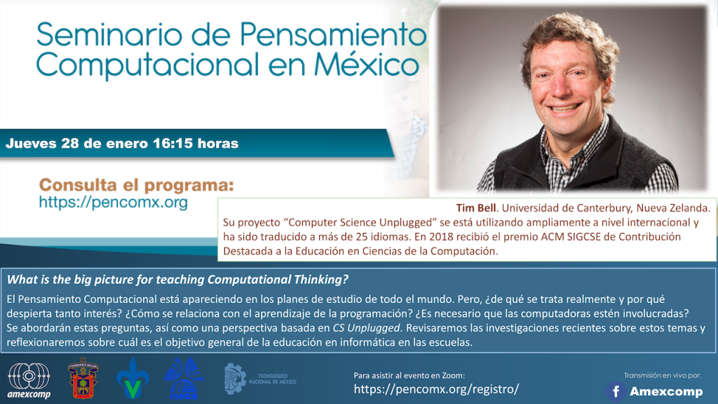 Se realizará el primer Seminario de Pensamiento Computacional en México