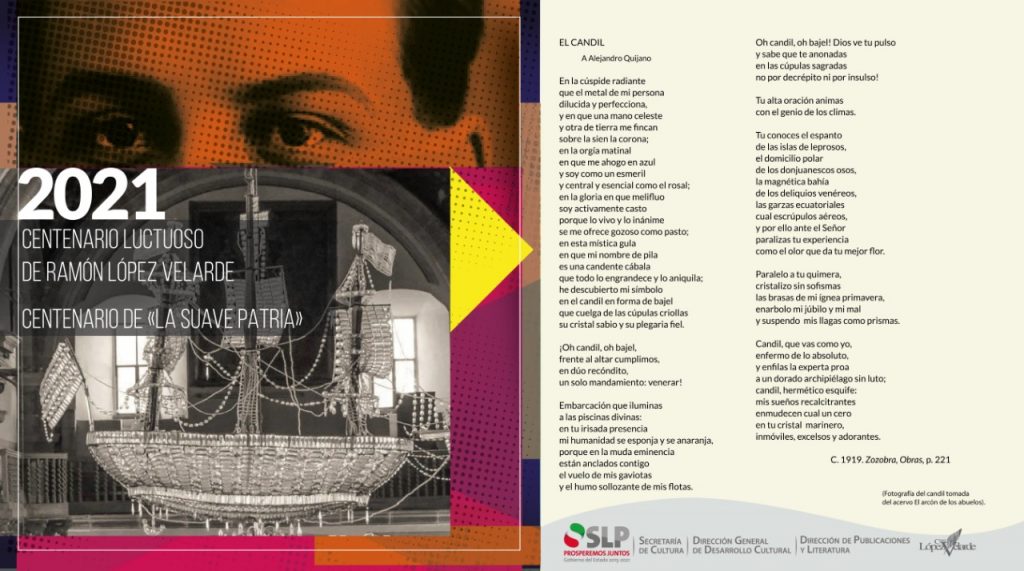 2021 centenario luctuoso de Ramón López Velarde