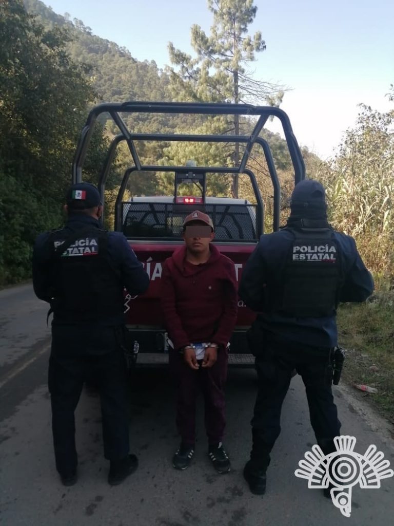 Presunto homicida es detenido por la Policía Estatal
