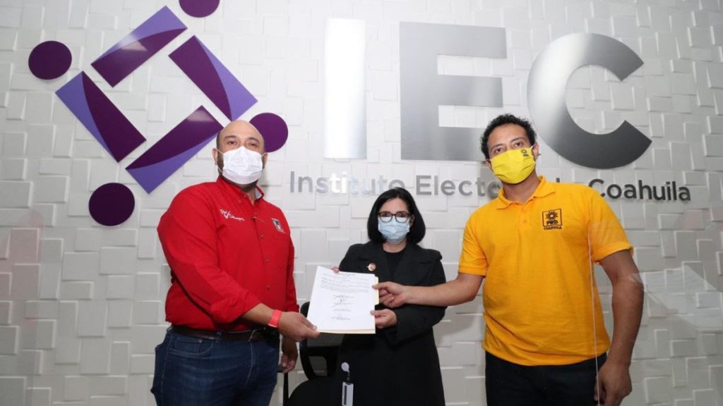 PRI y PRD registran coalición en Coahuila