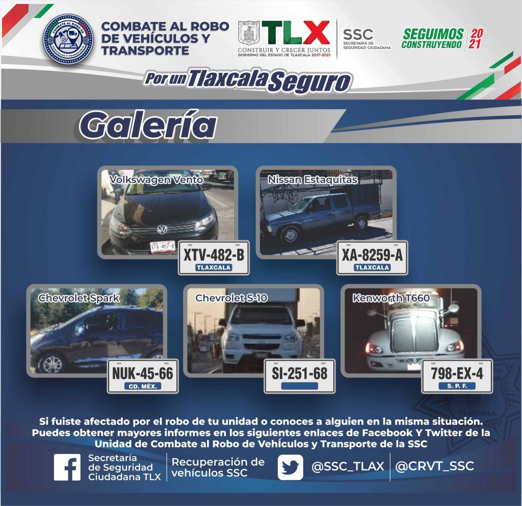 La SSC mantiene acciones contra el robo de vehículos