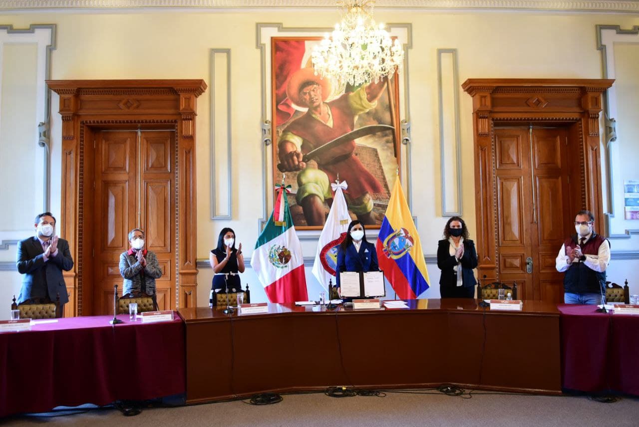 Ayuntamiento de Puebla se hermana con la Provincia de Pichincha en Ecuador