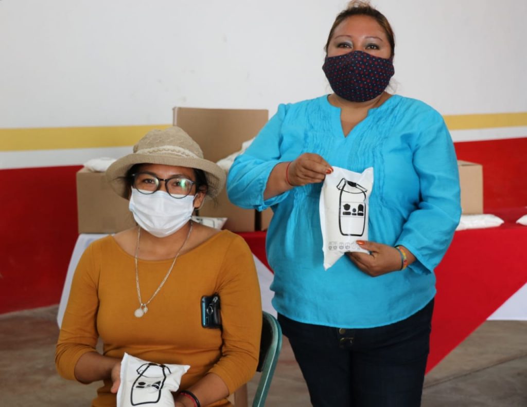 Contribuye Bienestar en la alimentación de las familias poblanas