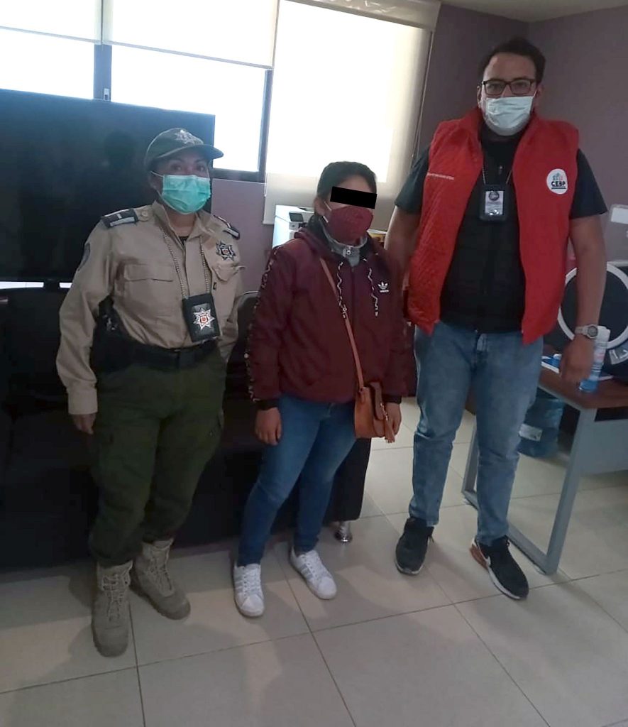 La Policía de Montaña localiza a una menor de edad reportada como extraviada