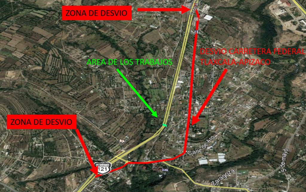 Reprograma SECODUVI colocación de trabes del puente peatonal en Atlihuetzia para el sábado 20 de febrero.