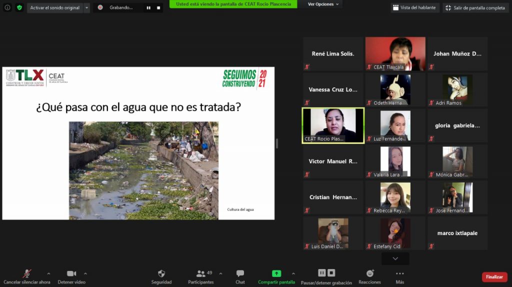 Capacita CEAT a cinco mil estudiantes tlaxcaltecas sobre el cuidado del agua.