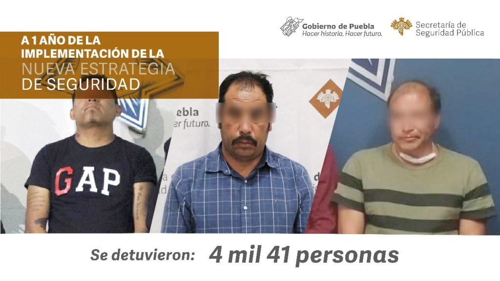 En un año, Policía Estatal captura a 4 mil presuntos delincuentes