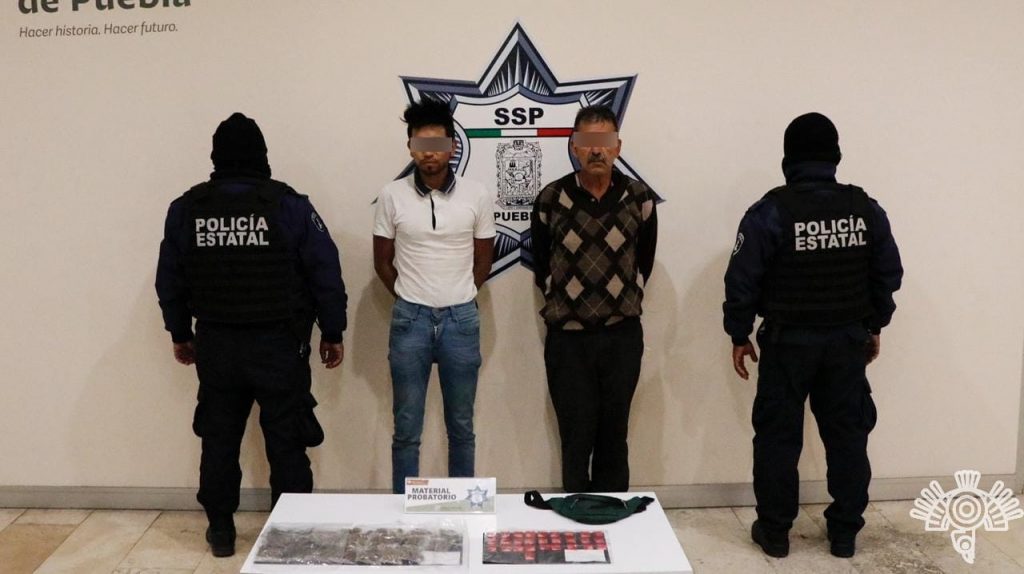 Policía Estatal detiene a presuntos distribuidores de droga