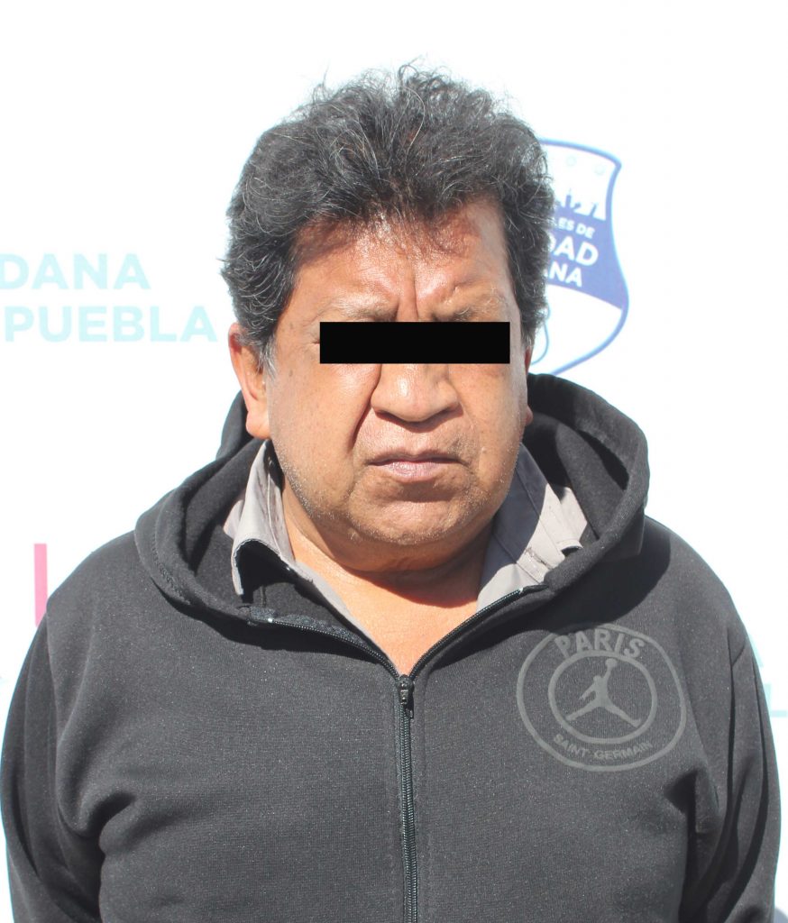 Mediante la estrategia blindaje centro histórico 489, detuvo Policía Municipal de Puebla robo a usuario de la ruta azteca.