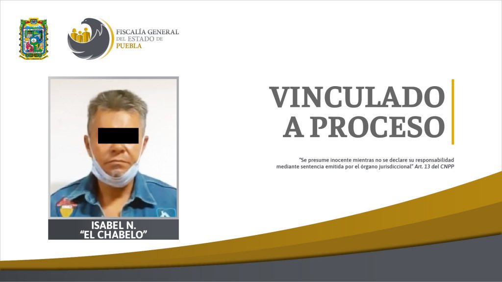 Vinculado a proceso presunto responsable de homicidio en Chietla