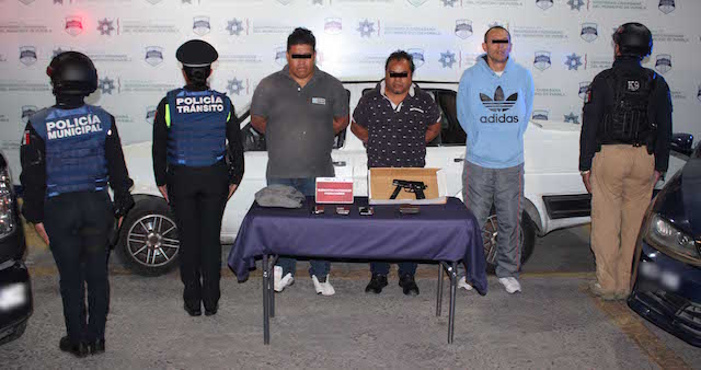 Desarticuló policía municipal de Puebla a banda presuntamente dedicada al robo a transeúnte