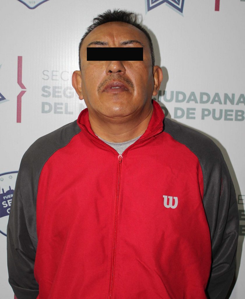 Ubicó y detuvo Policía Municipal de Puebla a hombre presuntamente relacionado en un robo a casa habitación.