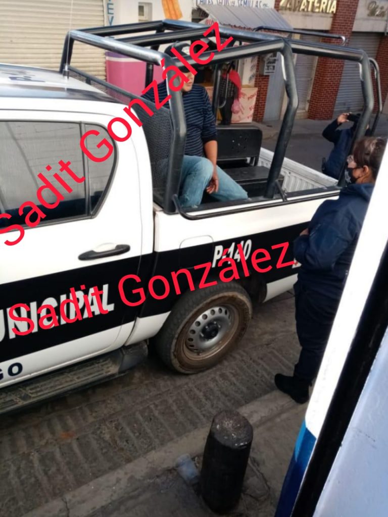 Lo atrapan por golpear a su pareja en Huejotzingo