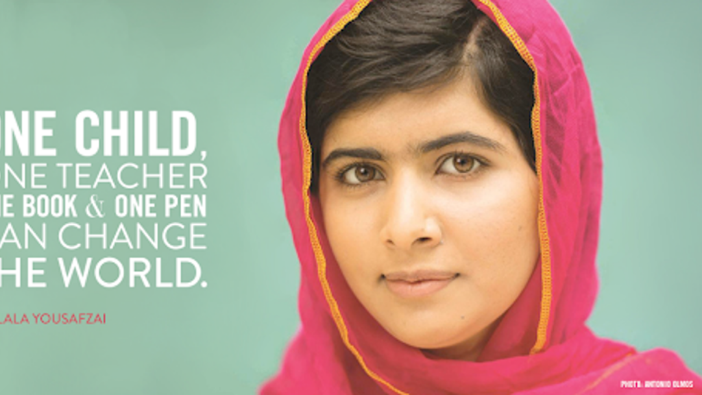 Malala Yousafzai llama a ser agentes del cambio en favor de la educación de mujeres y niñas