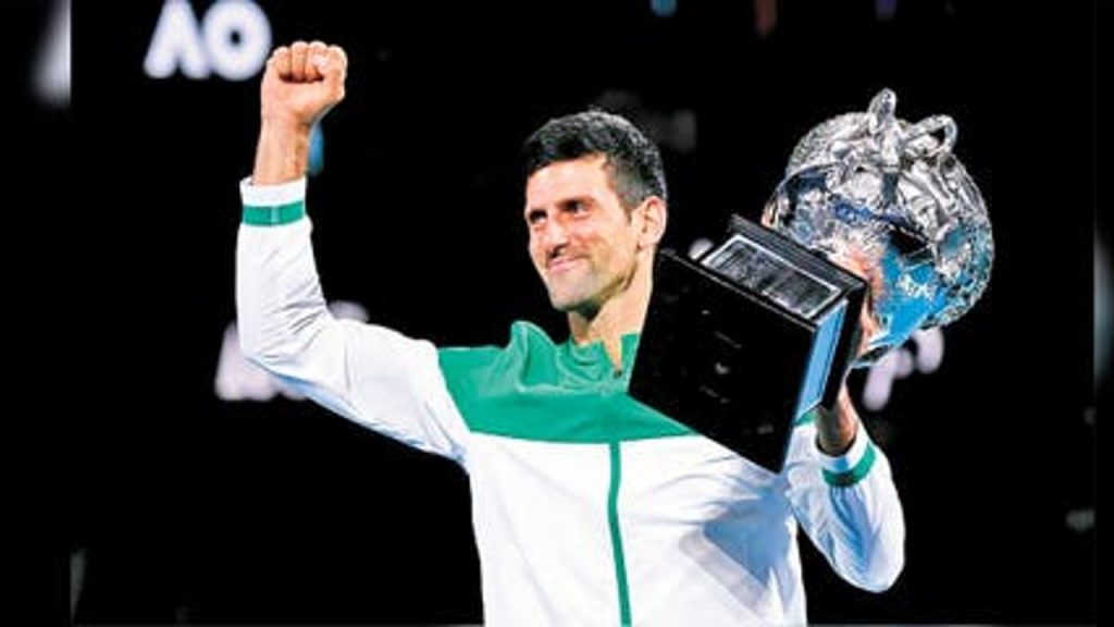 Djokovic logra noveno cetro en Open de Australia al vencer a Medvedev