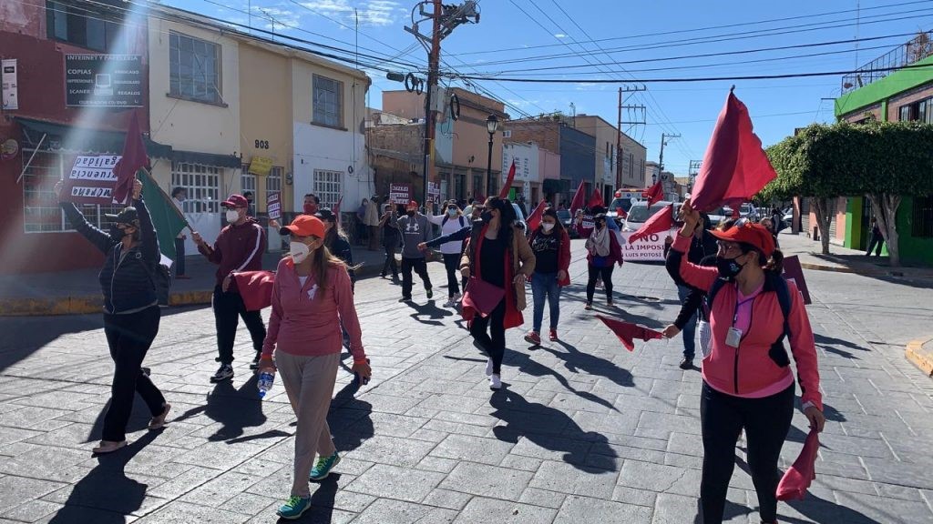 Reséndiz Lara inicia con marcha marcha a la Ciudad de México, movimiento por la paz, la unidad, la legalidad y la dignidad del pueblo potosino