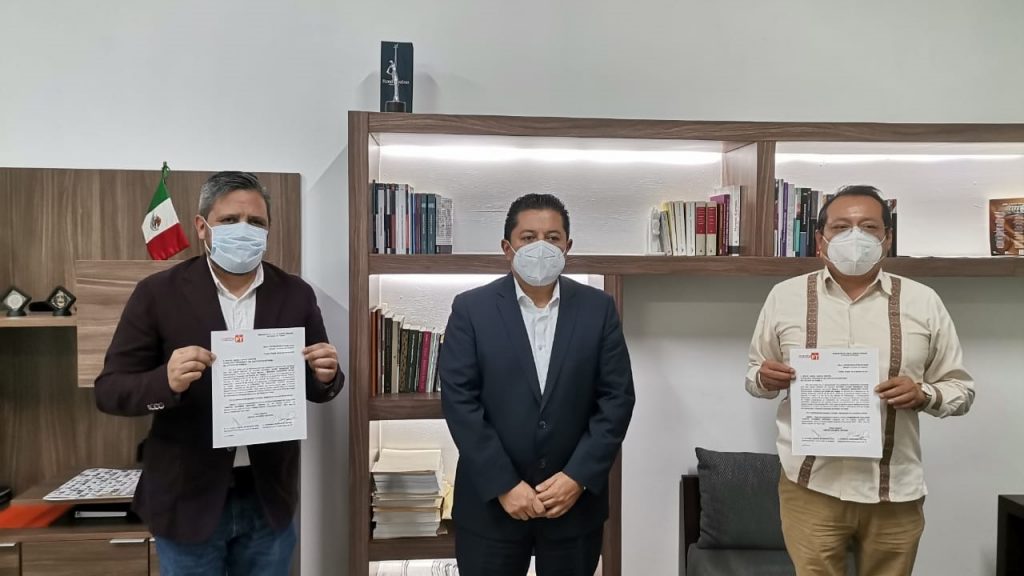 Se confirma la alianza “Juntos Haremos Historia en Puebla” conformada por MORENA y PT; oficializan acuerdo ante autoridades electorales
