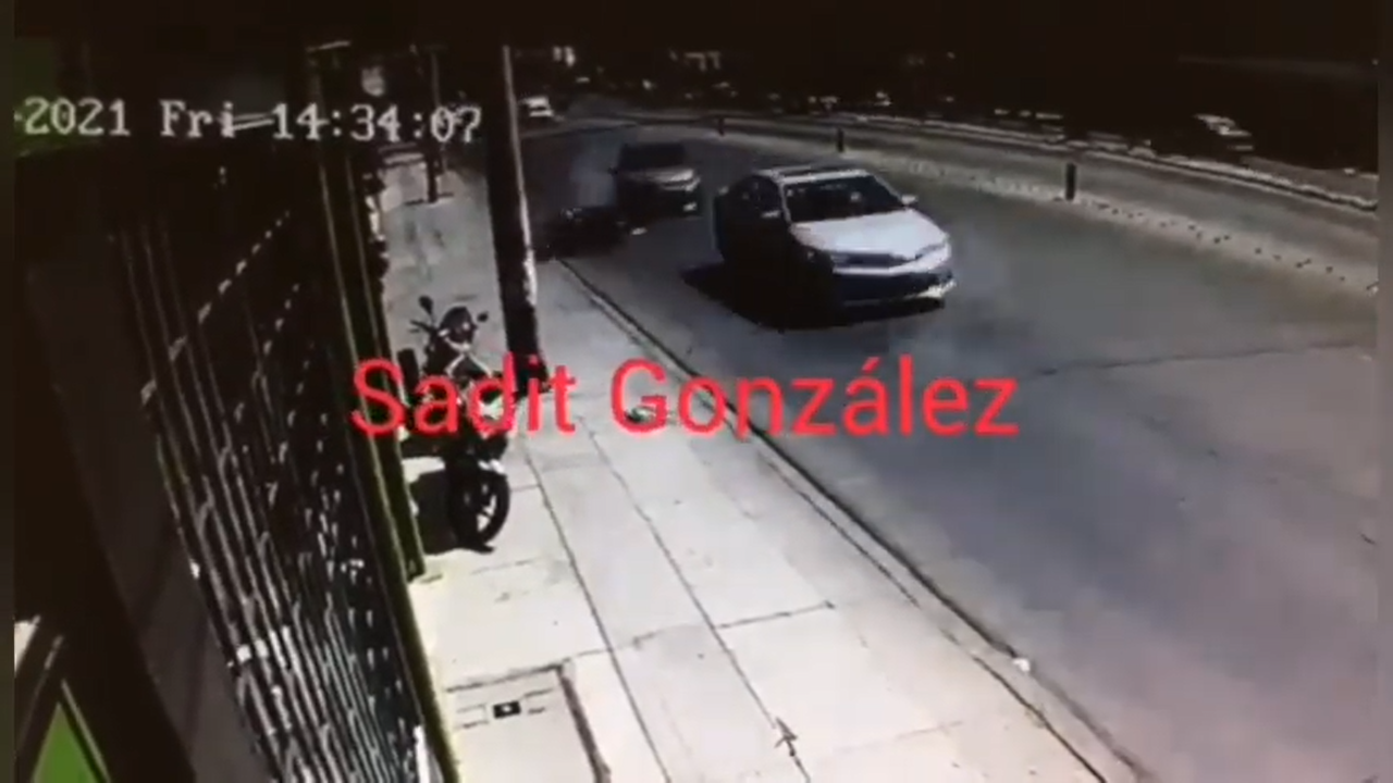 Video desde Puebla: Así arrollaron a un motociclista en Puebla