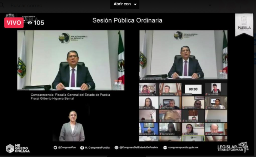 500 contagios y 12 fallecidos, saldo del covid19 en la FGE, admitió Higuera Bernal